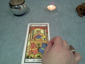 significado de El Carro en una lectura de tarot