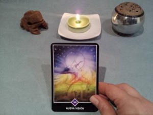 Significado de Nueva Visión en una lectura de Tarot Osho