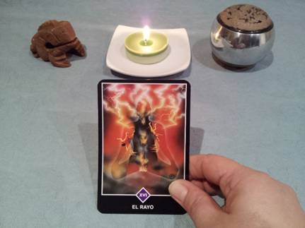 Significado de El Rayo en una lectura de Tarot Osho