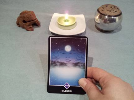 Significado de El Silencio en una lectura de tarot Osho