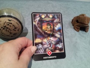 Significado de Agotamiento en una lectura de tarot Osho