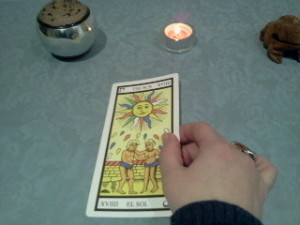 significado de el sol en una lectura de tarot