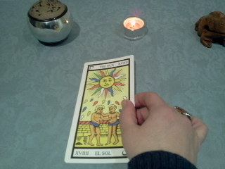 significado de el sol en una lectura de tarot