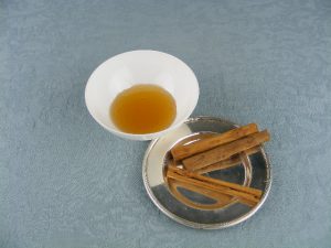 Endulzamiento con miel y canela