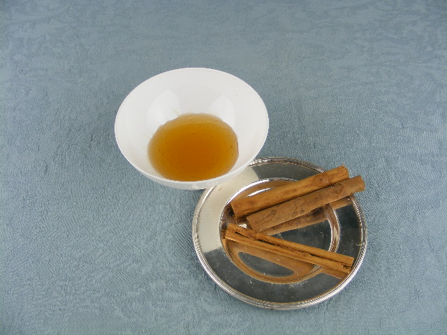 Endulzamiento con miel y canela