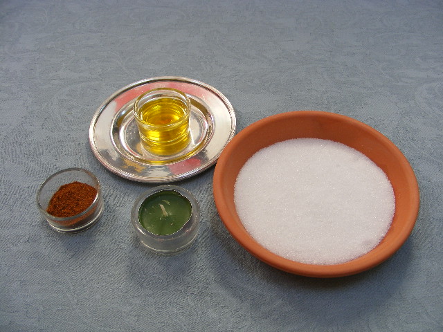 Hechizo con vela verde