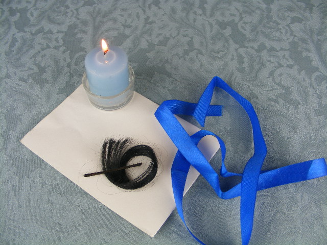 Endulzamiento con vela azul
