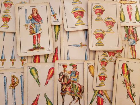 Tirada de cartas españolas